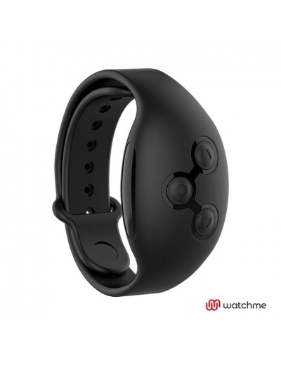 Розовое виброяйцо с черным пультом-часами Wearwatch Egg Wireless Watchme