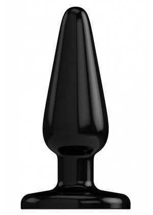 Черная коническая анальная пробка Basic 5 Inch - 12,7 см.