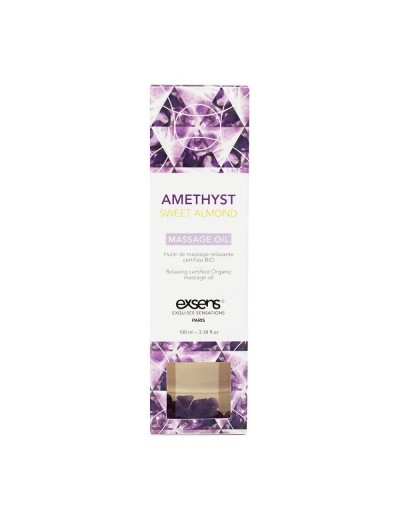 Органическое массажное масло AMETHYST SWEET ALMOND - 100 мл.