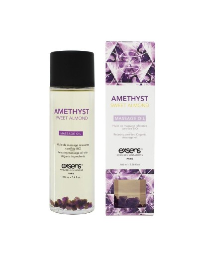 Органическое массажное масло AMETHYST SWEET ALMOND - 100 мл.