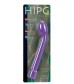 Фиолетовый вибростимулятор для G-точки HIP-G - 18,5 см.