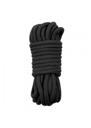 Черная верёвка для любовных игр - 10 м.