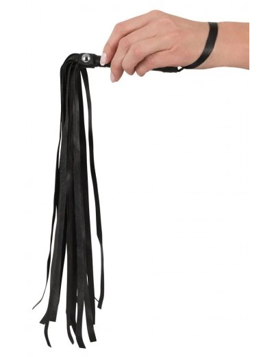 Черная плеть Mini Flogger - 56 см.