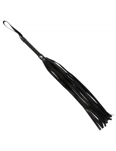 Черная плеть Mini Flogger - 56 см.