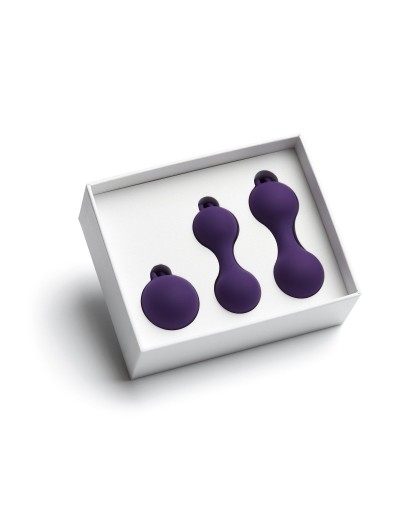 Набор из 3 фиолетовых вагинальных шариков Kegel Training Set
