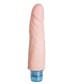 Телесный вибромассажёр Vibro Realistic Cock Dildo - 17,5 см.