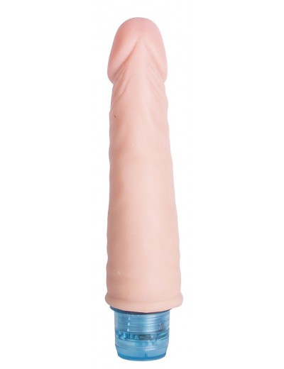 Телесный вибромассажёр Vibro Realistic Cock Dildo - 17,5 см.