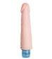 Телесный вибромассажёр Vibro Realistic Cock Dildo - 17,5 см.