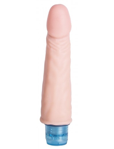 Телесный вибромассажёр Vibro Realistic Cock Dildo - 17,5 см.