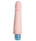 Телесный вибромассажёр Vibro Realistic Cock Dildo - 17,5 см.