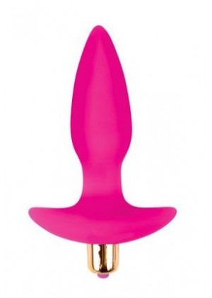 Розовая коническая анальная пробка Sweet Toys - 10,5 см.
