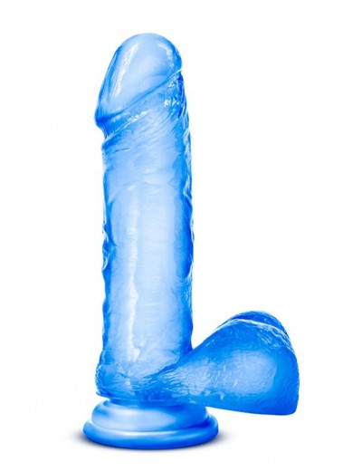 Синий фаллоимитатор на присоске Sweet n Hard 2 - 20,3 см.