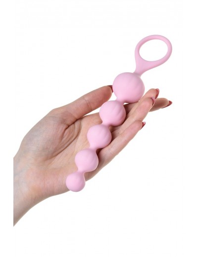 Набор из 2 цветных анальных цепочек Satisfyer Love Beads