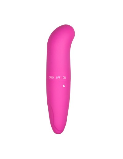 Розовый мини-вибратор для G-стимуляции Easytoys Mini G-Spot Vibrator - 12 см.