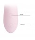 Нежно-розовый силиконовый перезаряжаемый вибромассажёр Nigel - 17,5 см.