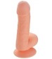 Телесный фаллоимитатор SEDUCER Ballsy Stud - 16,5 см.