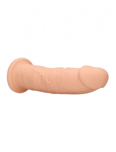 Телесный фаллоимитатор без мошонки Silicone Dildo Without Balls - 22,8 см.