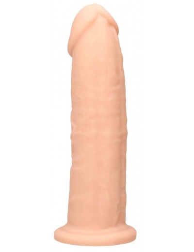 Телесный фаллоимитатор без мошонки Silicone Dildo Without Balls - 22,8 см.