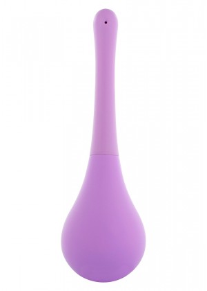 Фиолетовый анальный душ SQUEEZE CLEAN 