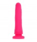 Розовый фаллоимитатор из силикона Delta Сlub Toys Dong Pink Silicone - 23 см.