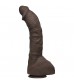 Коричневый фаллоимитатор-гигант Prince Yahshua ULTRASKYN 10.5” Cock with Removable Vac-U-Lock Suction Cup - 27,4 см.