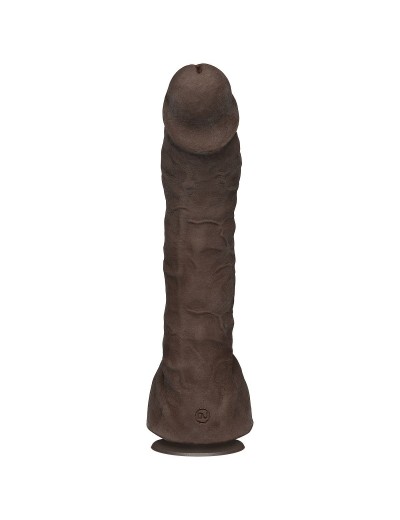 Коричневый фаллоимитатор-гигант Prince Yahshua ULTRASKYN 10.5” Cock with Removable Vac-U-Lock Suction Cup - 27,4 см.