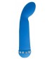 Голубой вибратор SPARKLE SUCCUBI  BLISS G VIBE - 14,2 см.