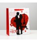 Подарочный пакет  Романтичная пара Love  - 32 х 26 см.