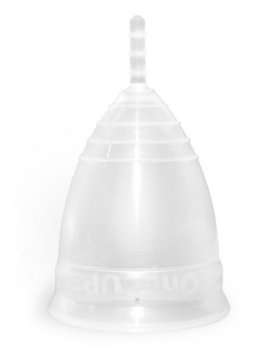 Прозрачная менструальная чаша OneCUP Sport - размер L