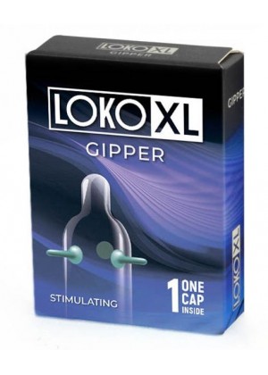 Стимулирующая насадка на пенис LOKO XL GIPPER